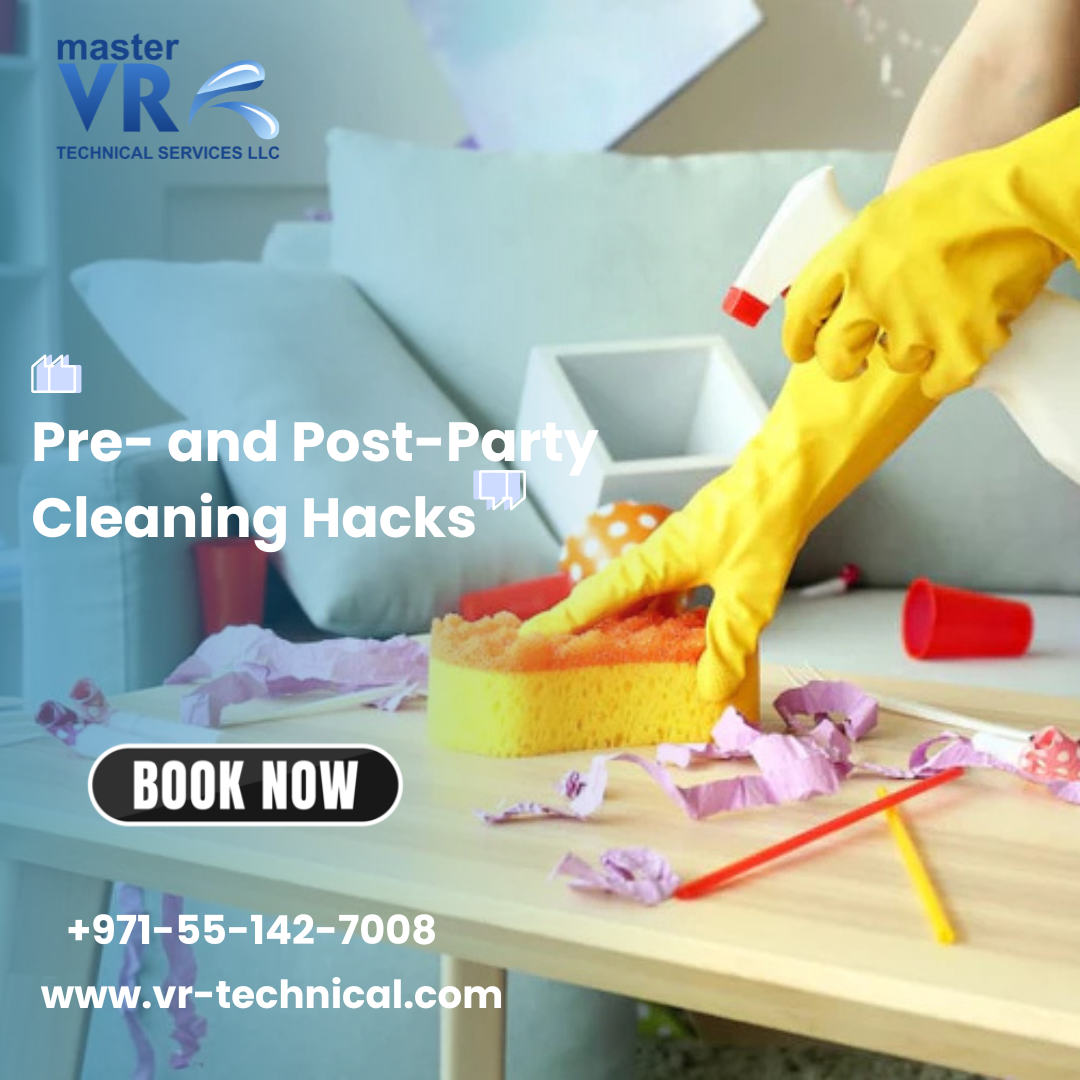 Pre-party cleaning tips, deep cleaning, Party cleanup checklist, Event cleaning hacks,